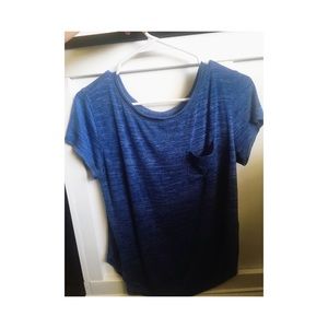 Abercrombie & Fitch simple dark blue shirt